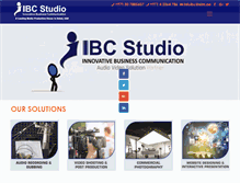 Tablet Screenshot of ibcstudio.com